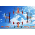 WL brinquedos V383 500 Elétrica 3D 2.4G 6CH 3D RC Quad helicóptero helicóptero